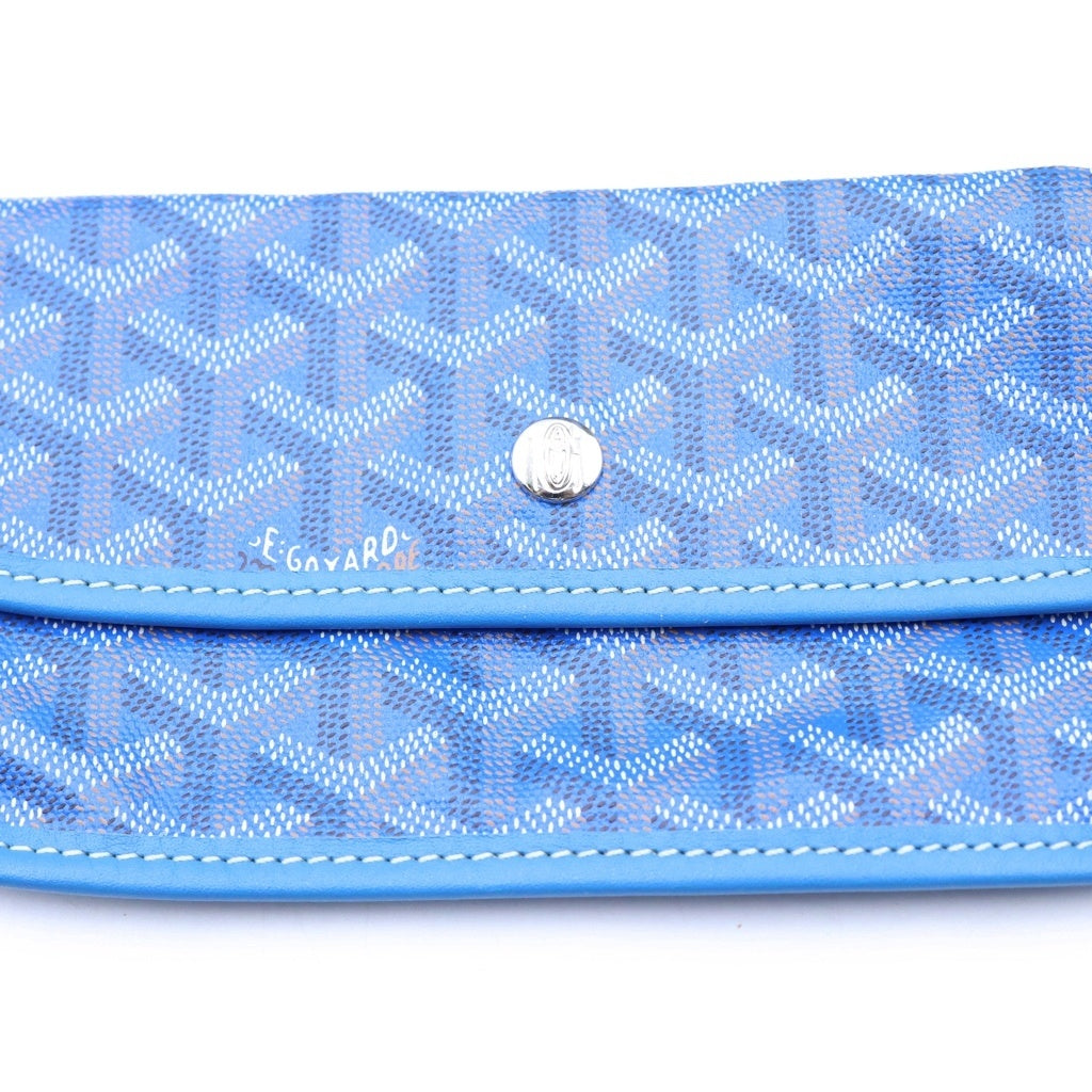 GOYARD(ゴヤール) サンルイGM トートバッグ ハンドバッグ ブルー レザー