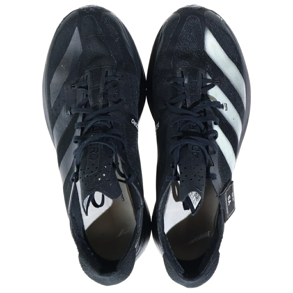 Y-3(ワイスリー) Adios Pro 3.0 メッシュ ローカットシューズ スニーカー ブラック US10/27cm IH0865