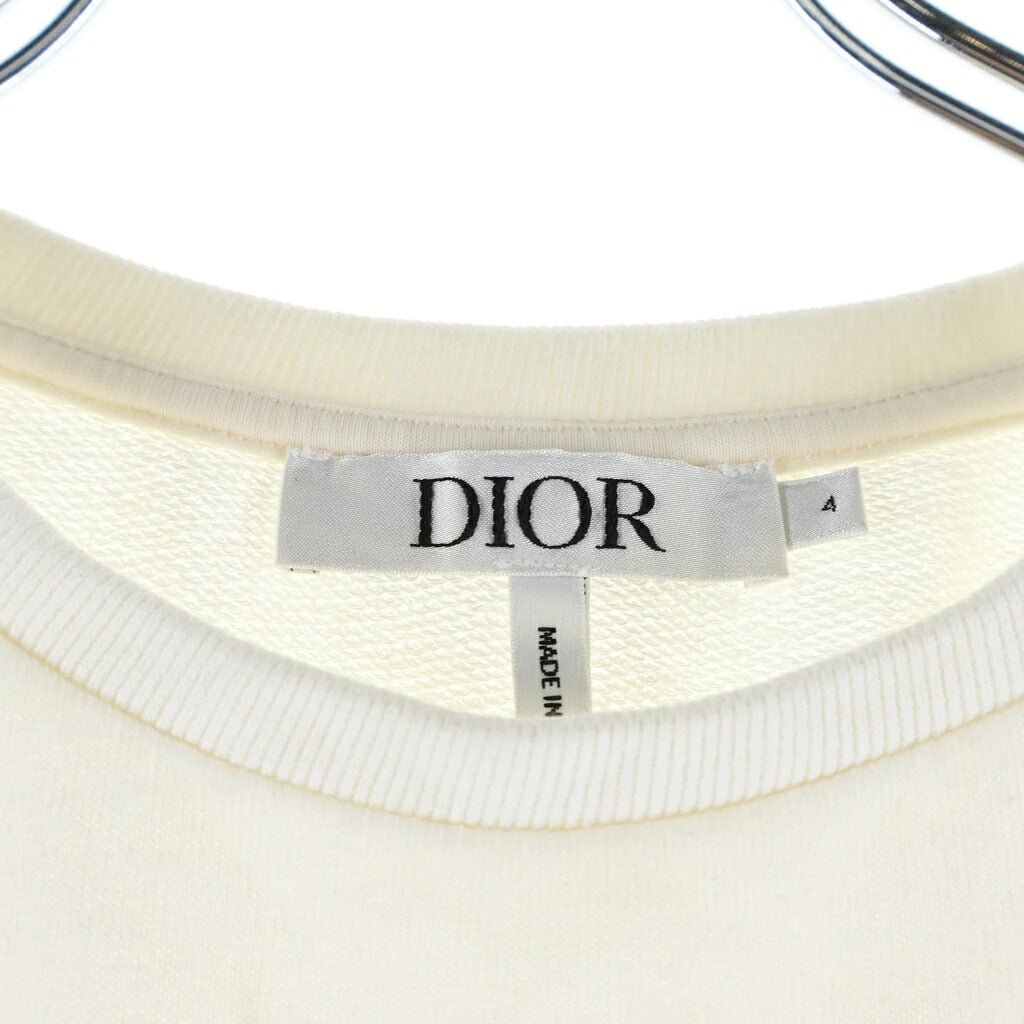 Christian Dior(クリスチャンディオール) ロゴ ノースリーブ ワンピース キッズ コットン ホワイト レディース