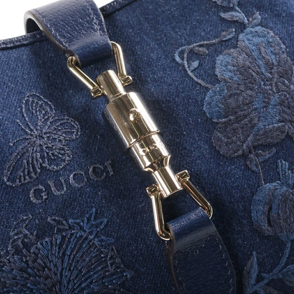 GUCCI(グッチ) ジャッキー 1961 スモール デニム ショルダーバッグ 810232