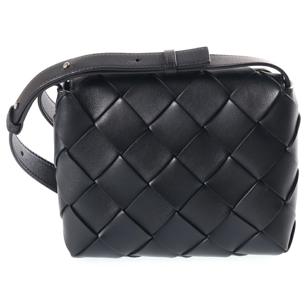 BOTTEGA VENETA(ボッテガヴェネタ) イントレチャート ディアゴ ショルダーバッグ ブラック レザー
