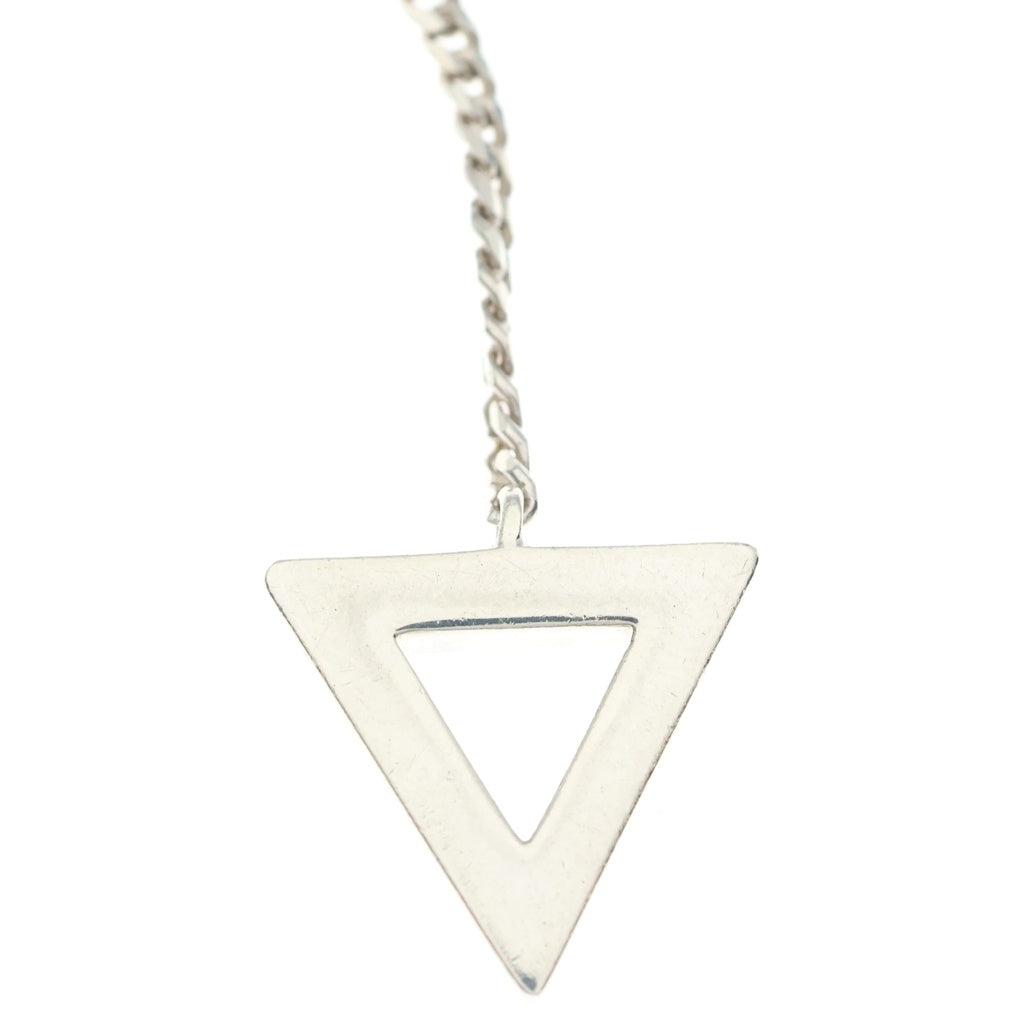 BOTTEGA VENETA(ボッテガヴェネタ) トライアングル リベット ネックレス ペンダント チェーン シルバー Ag925