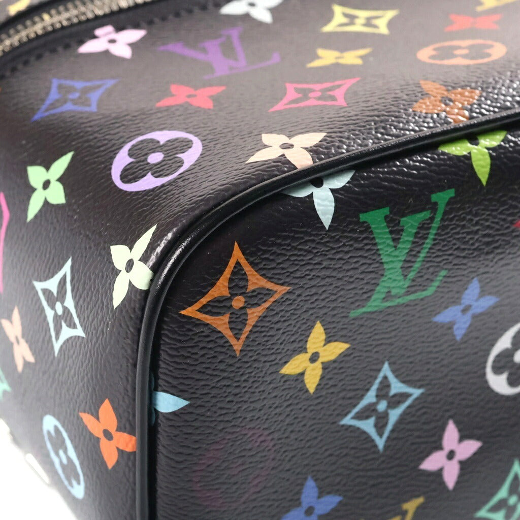 LOUIS VUITTON(ルイヴィトン) LV×TM モノグラム マルチカラー ニース ミニ バニティバッグ ハンドバッグ ブラック PVC×レザー M13747 ICタイプ