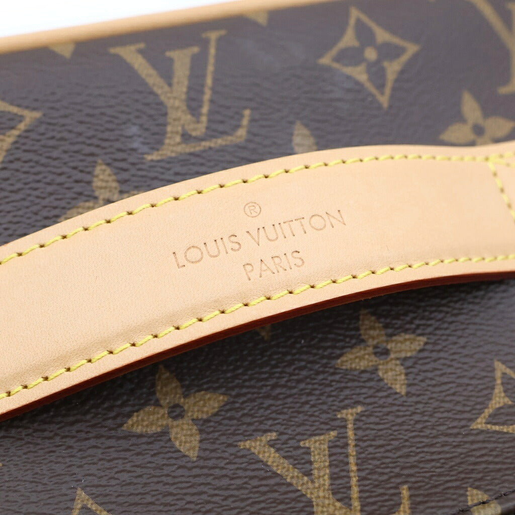 LOUIS VUITTON(ルイヴィトン) モノグラム トレイタリー PVC レザー ハンド バッグ ブラウン M11750 RFID