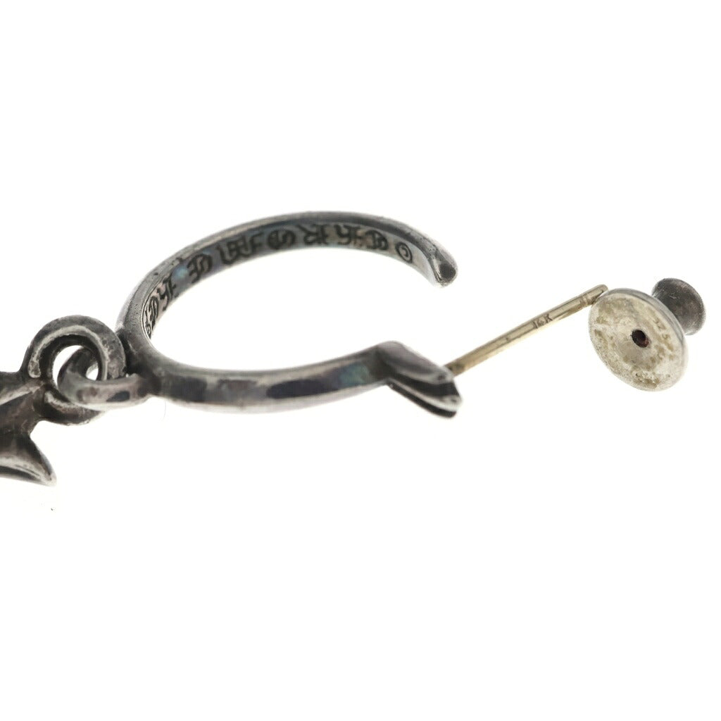 CHROME HEARTS(クロムハーツ) TINY CH CROSS タイニーCHクロス フープピアス シルバー BCA115