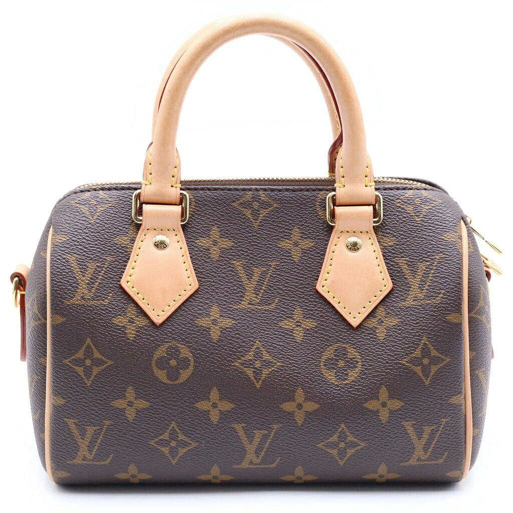LOUIS VUITTON(ルイヴィトン) モノグラム スピーディ・バンドリエール20 ハンドバッグ ショルダーバッグ 2WAY ブラウン PVC×レザー M46222 ICタイプ