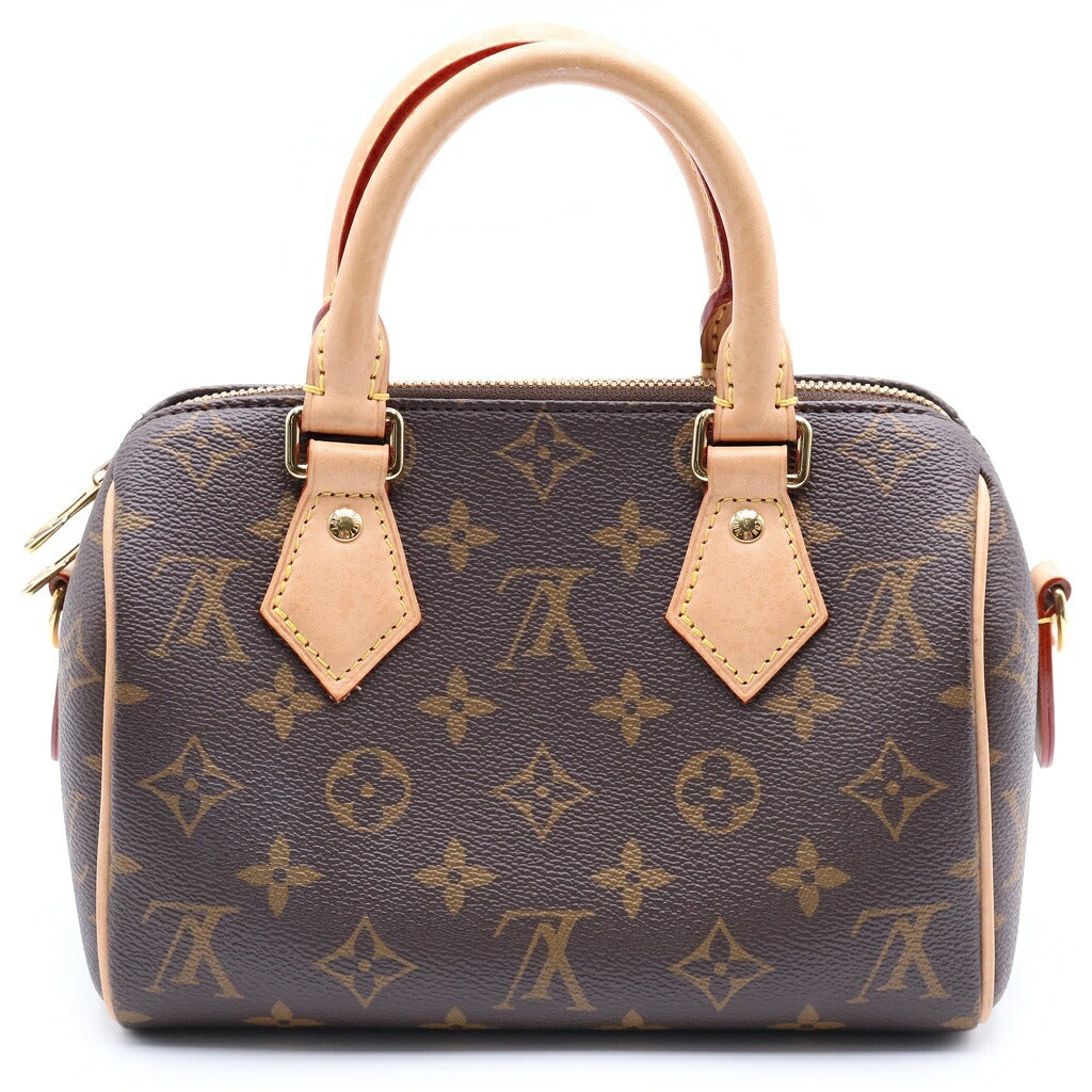 LOUIS VUITTON(ルイヴィトン) モノグラム スピーディ・バンドリエール20 ハンドバッグ ショルダーバッグ 2WAY ブラウン PVC×レザー M46222 ICタイプ