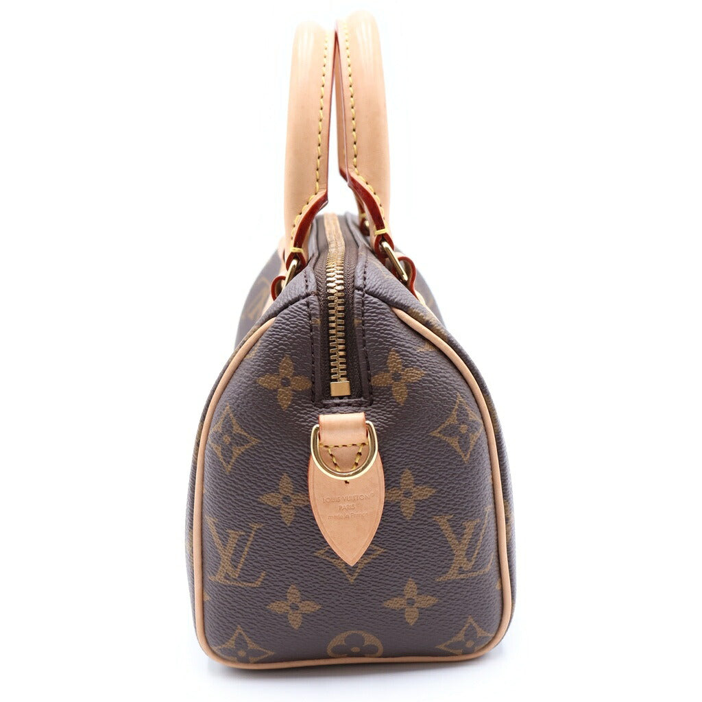 LOUIS VUITTON(ルイヴィトン) モノグラム スピーディ・バンドリエール20 ハンドバッグ ショルダーバッグ 2WAY ブラウン PVC×レザー M46222 ICタイプ
