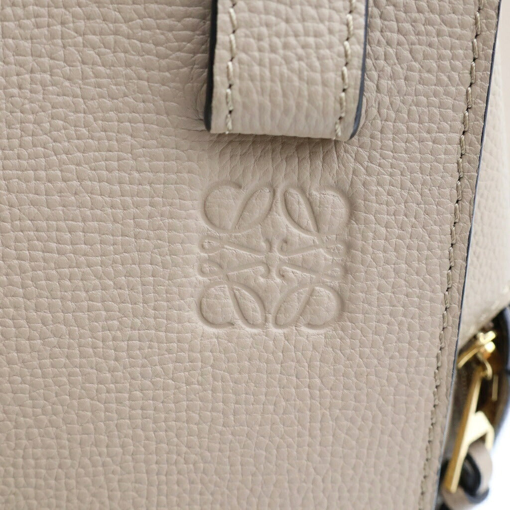 LOEWE(ロエベ) ハンモック スモール ハンドバッグ ショルダーバッグ 2WAY ベージュ レザー