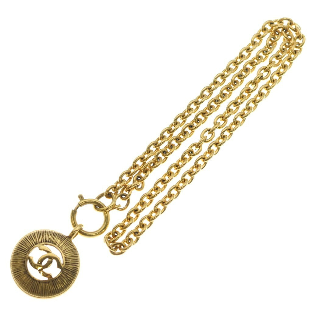CHANEL(シャネル) ココマーク メダリオン ネックレス ペンダント チェーン ゴールド GP