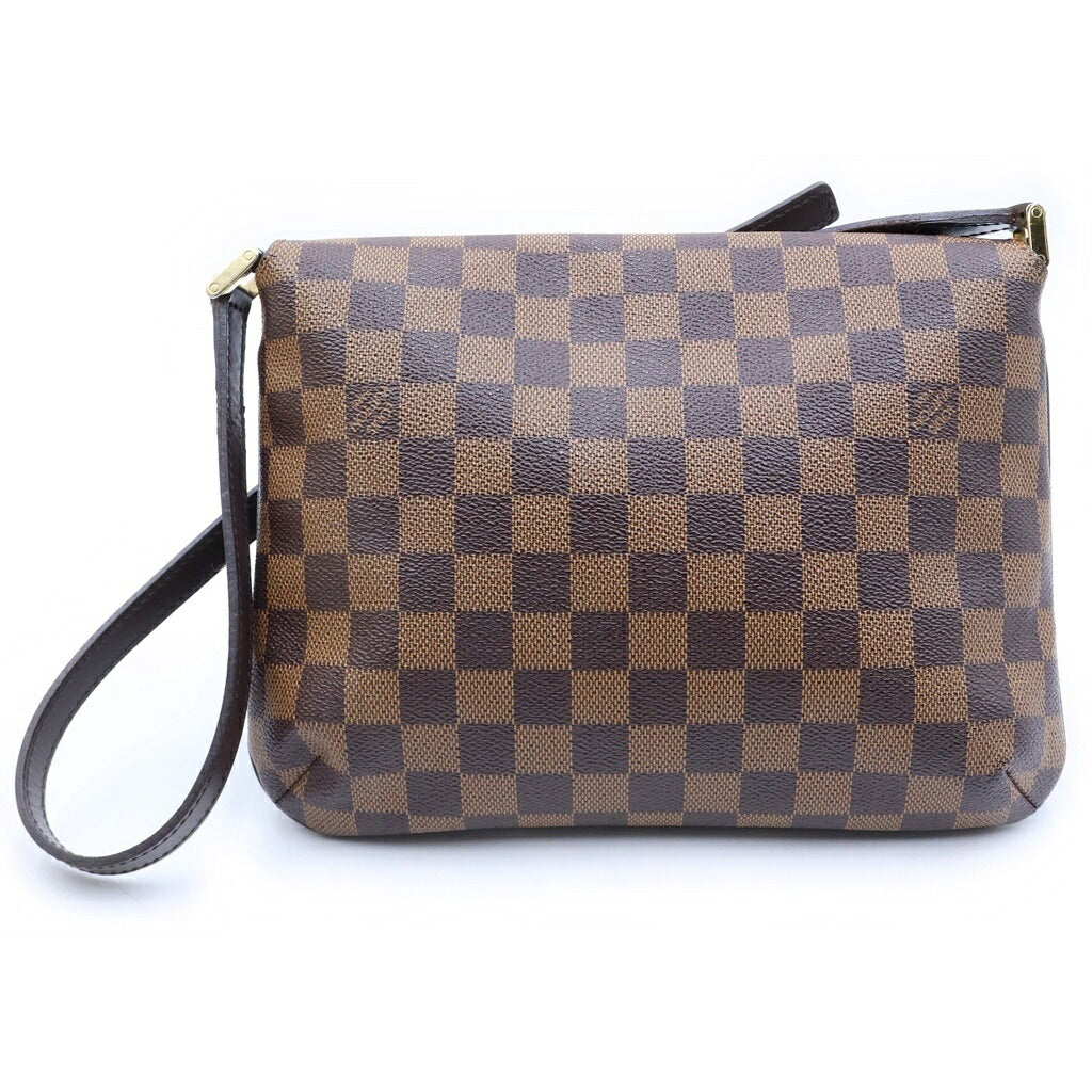 LOUIS VUITTON(ルイヴィトン) ダミエ エベヌ ミュゼットタンゴ ショート ハンドバッグ ワンショルダーバッグ ブラウン PVC×レザー N51255