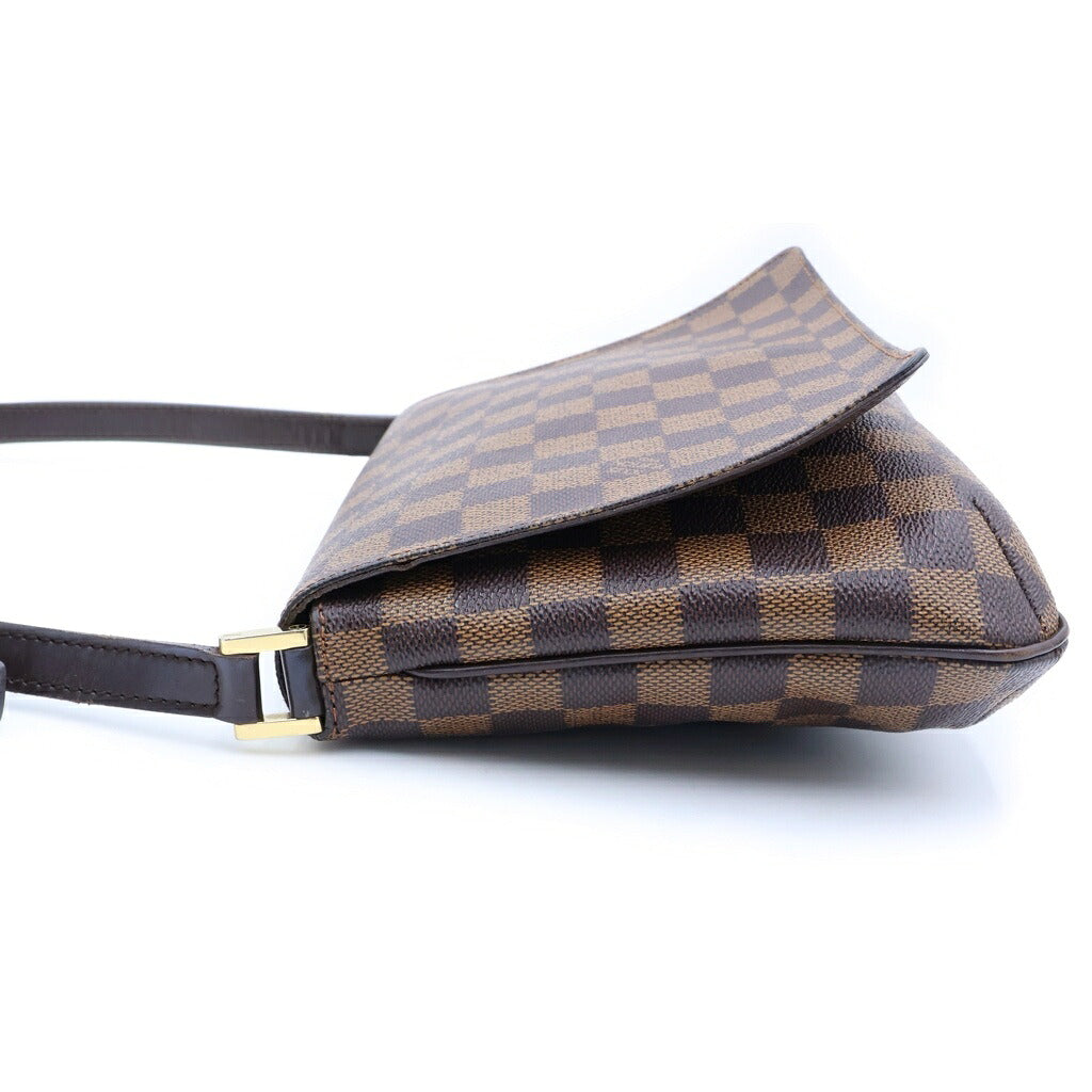 LOUIS VUITTON(ルイヴィトン) ダミエ エベヌ ミュゼットタンゴ ショート ハンドバッグ ワンショルダーバッグ ブラウン PVC×レザー N51255