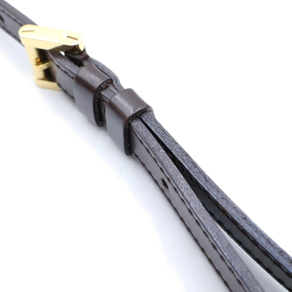 LOUIS VUITTON(ルイヴィトン) ダミエ エベヌ ミュゼットタンゴ ショート ハンドバッグ ワンショルダーバッグ ブラウン PVC×レザー N51255