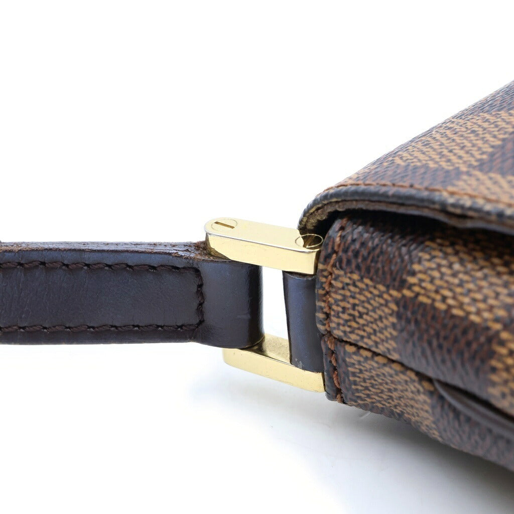 LOUIS VUITTON(ルイヴィトン) ダミエ エベヌ ミュゼットタンゴ ショート ハンドバッグ ワンショルダーバッグ ブラウン PVC×レザー N51255
