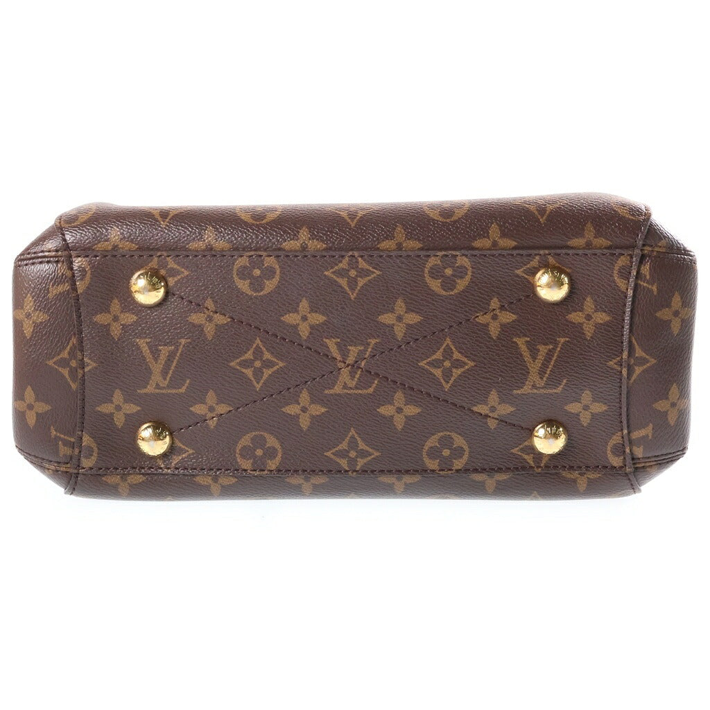 LOUIS VUITTON(ルイヴィトン) モノグラム モンテーニュBB 2WAYハンドバッグ ショルダーバッグ ブラウン レザー×PVC M41055 ゴールド金具