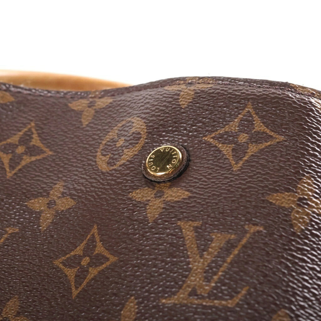 LOUIS VUITTON(ルイヴィトン) モノグラム モンテーニュBB 2WAYハンドバッグ ショルダーバッグ ブラウン レザー×PVC M41055 ゴールド金具