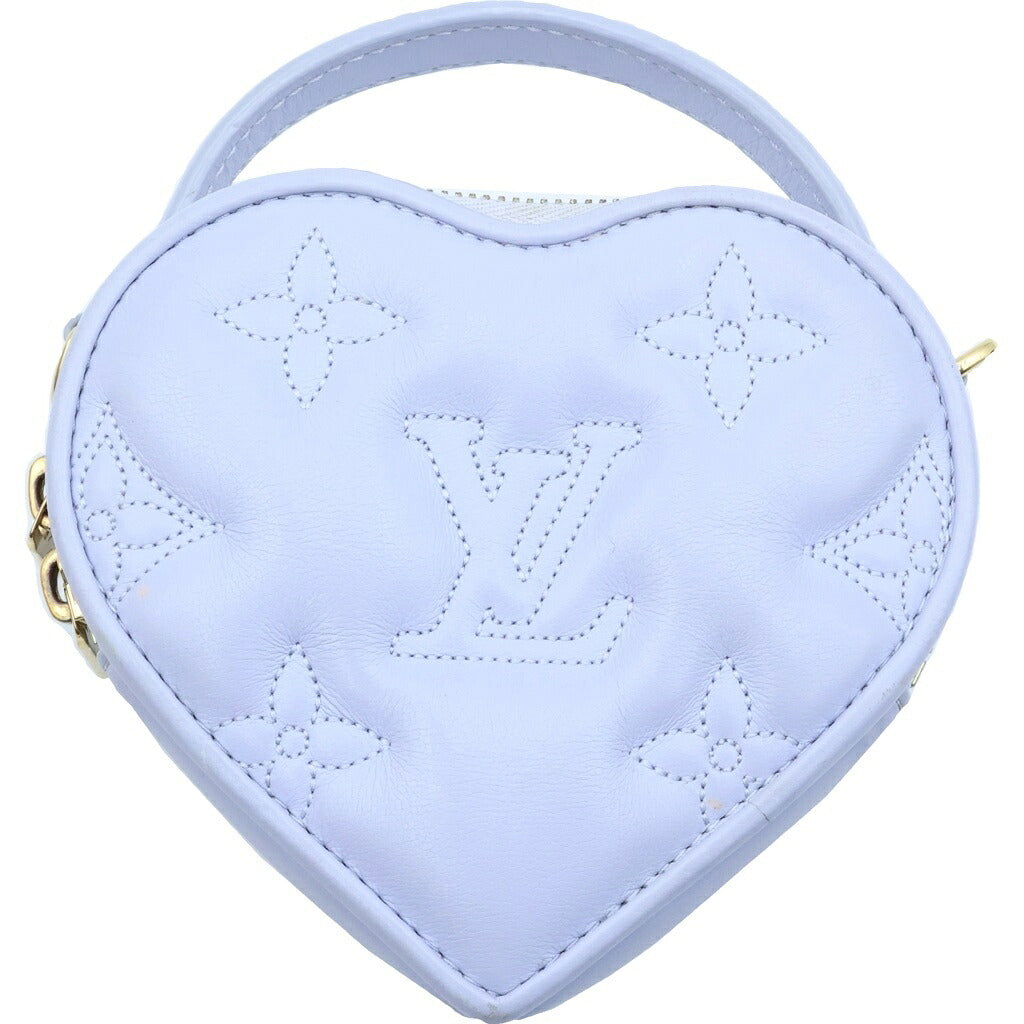 LOUIS VUITTON(ルイヴィトン) LV ポップマイハート・ポーチ 2WAYチェーンショルダーバッグ ハンドバッグ ライトパープル レザー M82041 ゴールド金具