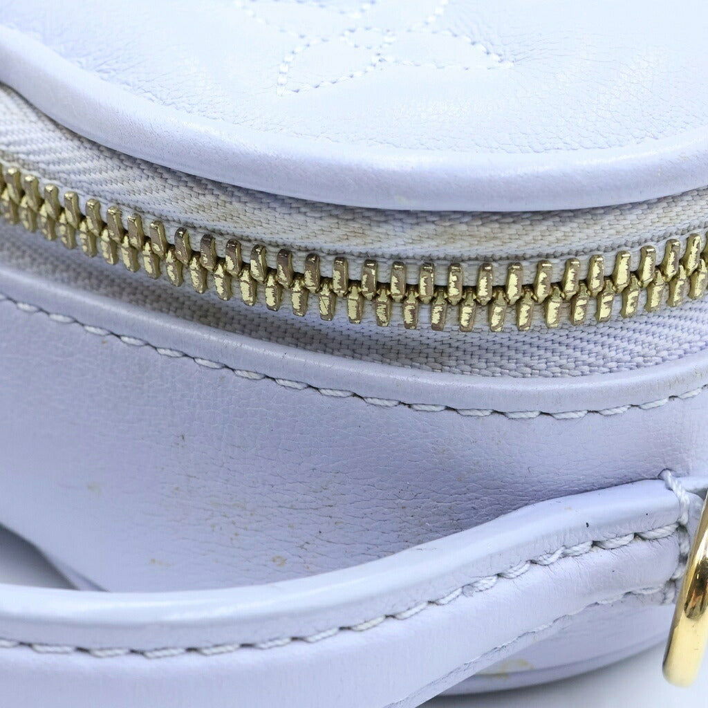 LOUIS VUITTON(ルイヴィトン) LV ポップマイハート・ポーチ 2WAYチェーンショルダーバッグ ハンドバッグ ライトパープル レザー M82041 ゴールド金具