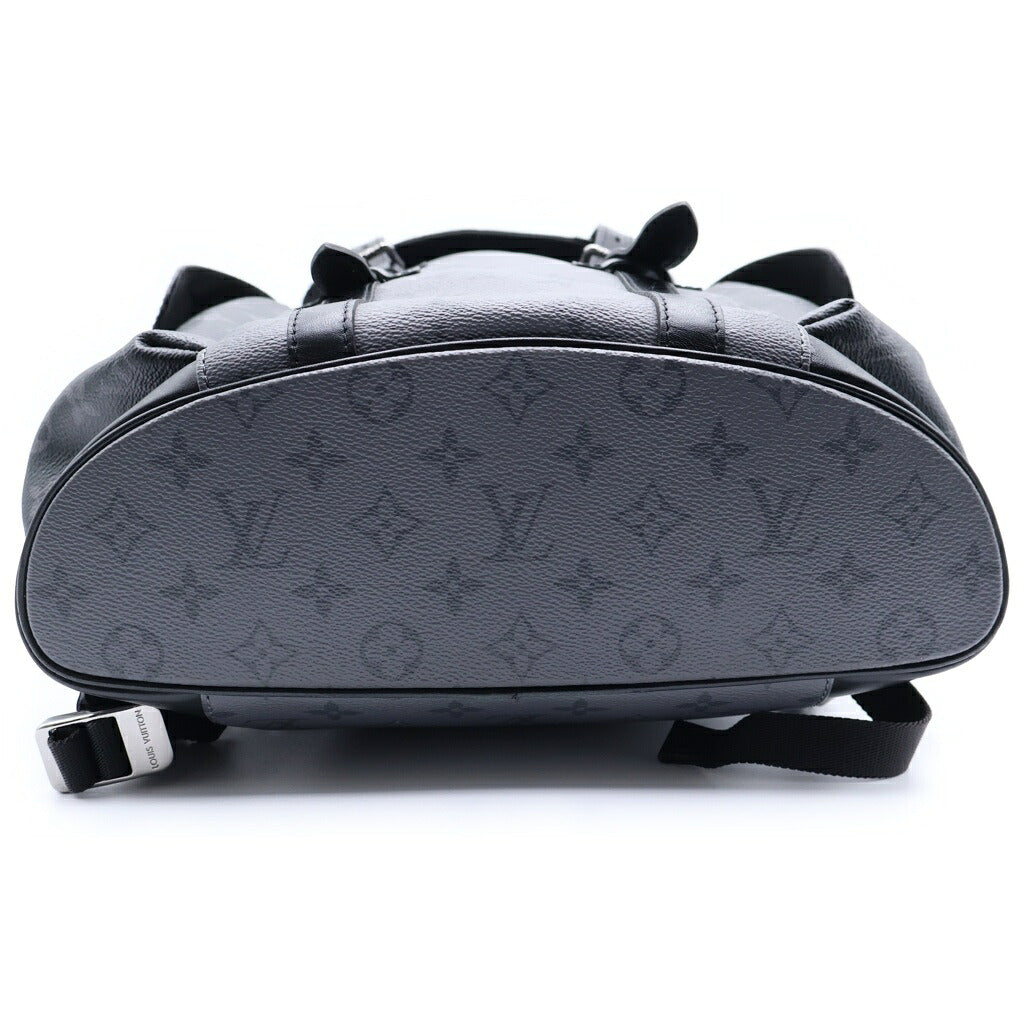 LOUIS VUITTON(ルイヴィトン) モノグラム エクリプス リバース クリストファーMM リュックサック バックパック ブラック PVC×レザー M45419 ICタイプ