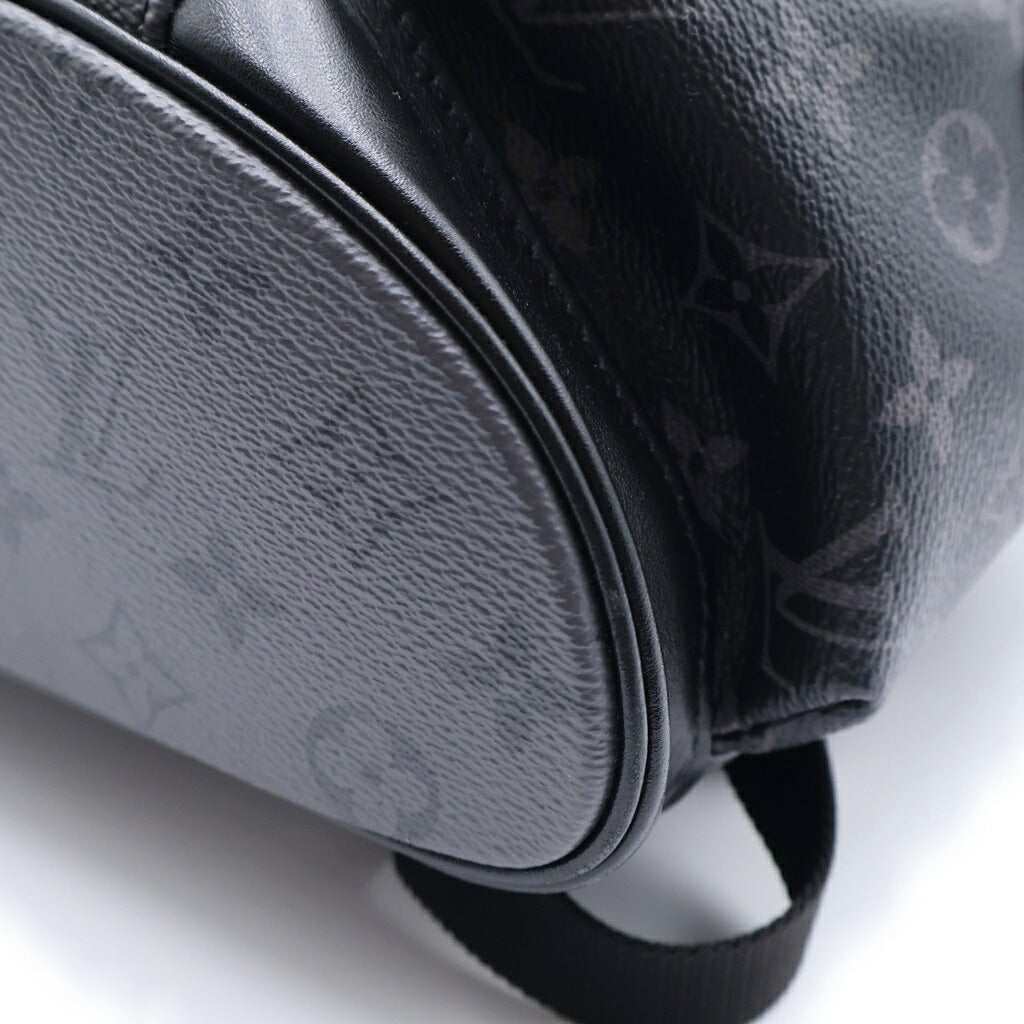 LOUIS VUITTON(ルイヴィトン) モノグラム エクリプス リバース クリストファーMM リュックサック バックパック ブラック PVC×レザー M45419 ICタイプ