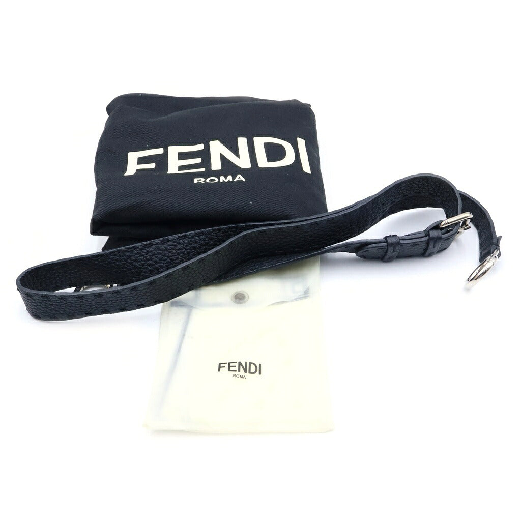 FENDI(フェンディ) ピーカブー セレリア ミディアム 2WAY ショルダーバッグ ハンドバッグ ブラック レザー 8BN290