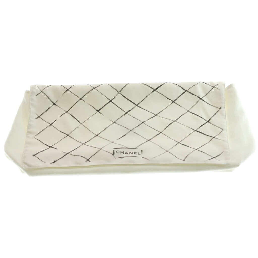 CHANEL(シャネル) マトラッセ30 WフラップWチェーンショルダーバッグ ハンドバッグ ブラック シルバー金具 ラムスキン シール有 16番台 A58600
