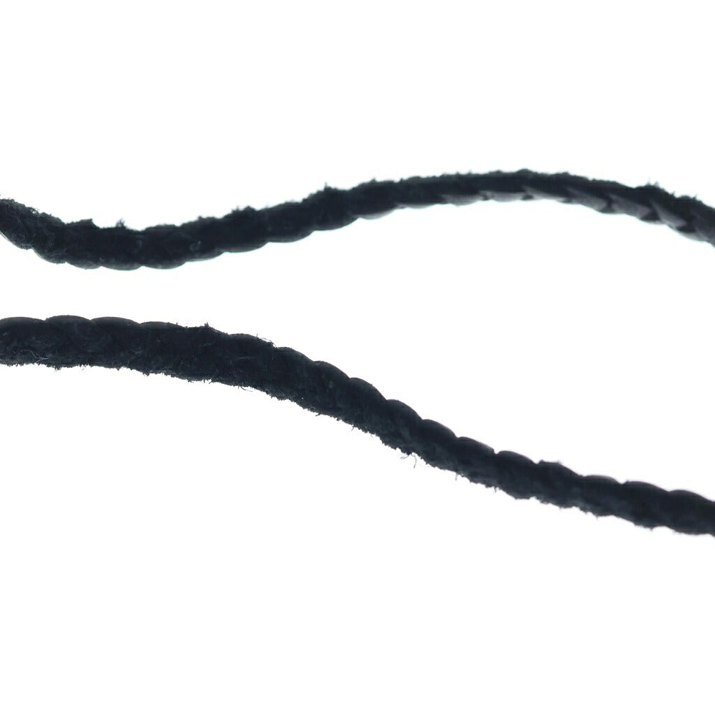 CHROME HEARTS(クロムハーツ) CH CRS SML CL スモールCHクロス レザーブレイド ネックレス SV925 シルバー/ブラック BCA217