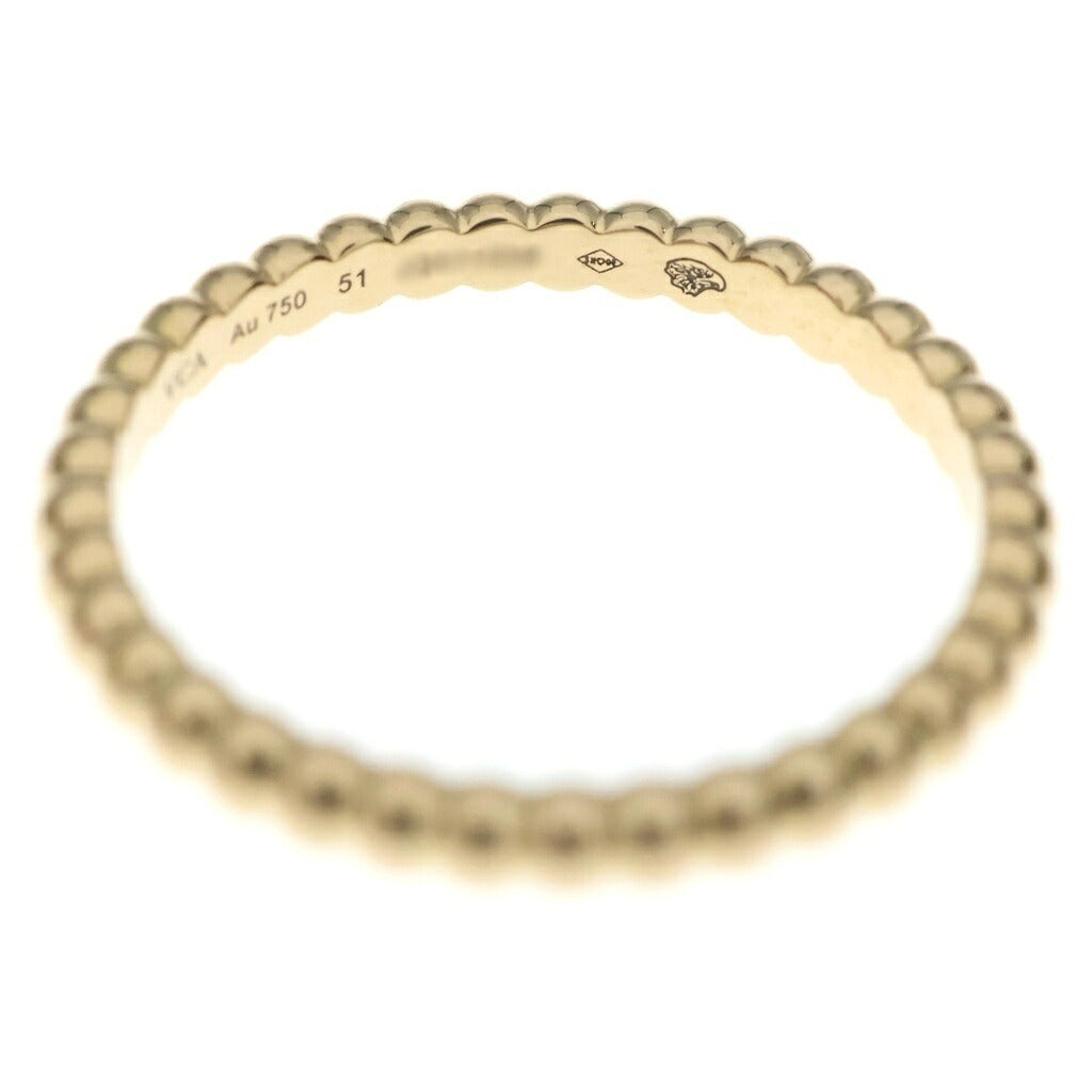 Van Cleef & Arpels(ヴァンクリーフアンドアーペル) ペルレ スモール リング K18 #51 VCARPJMG51