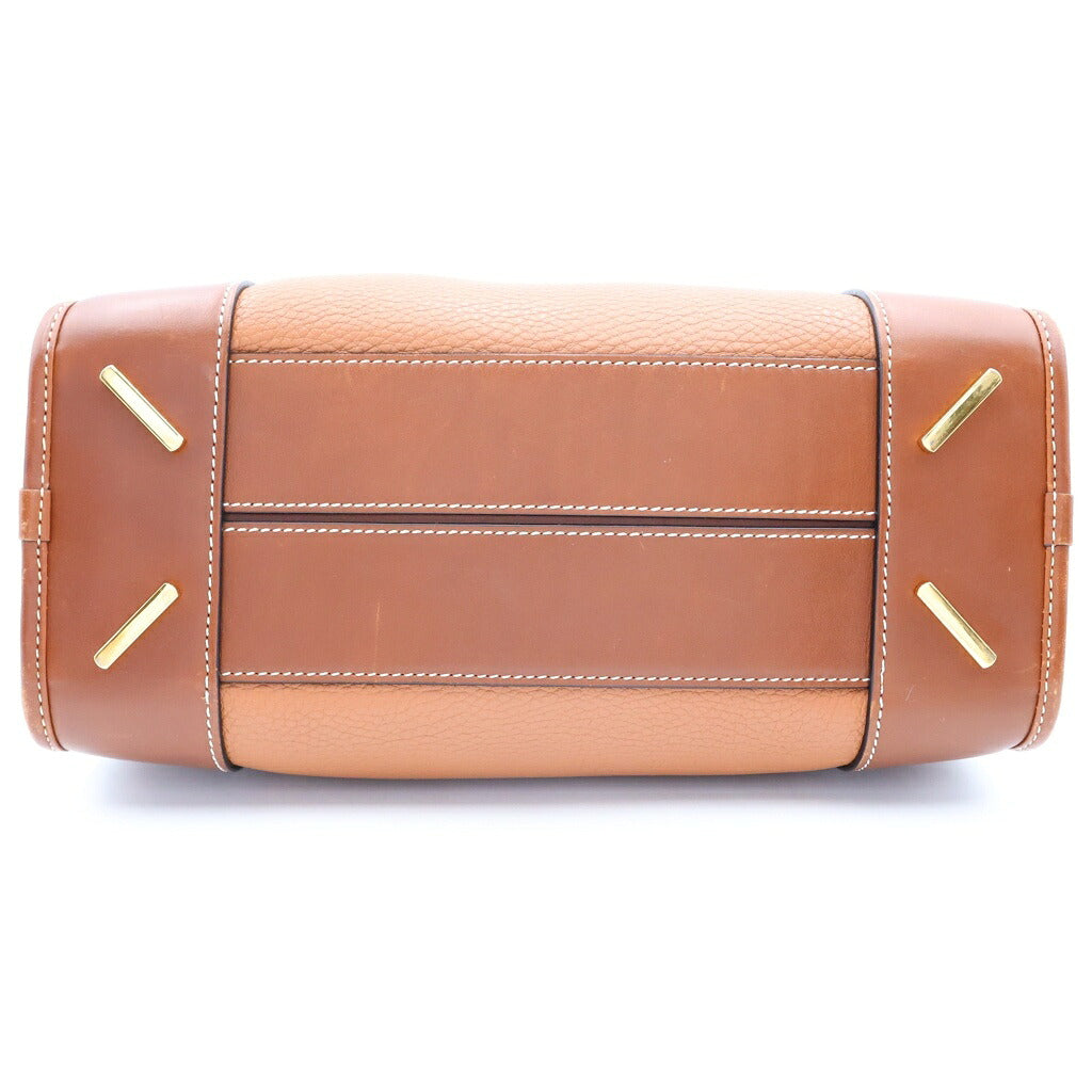 LOEWE(ロエベ) アマソナ28 ハンドバッグ ショルダーバッグ 2WAY レザー ブラウン 352.30.N03