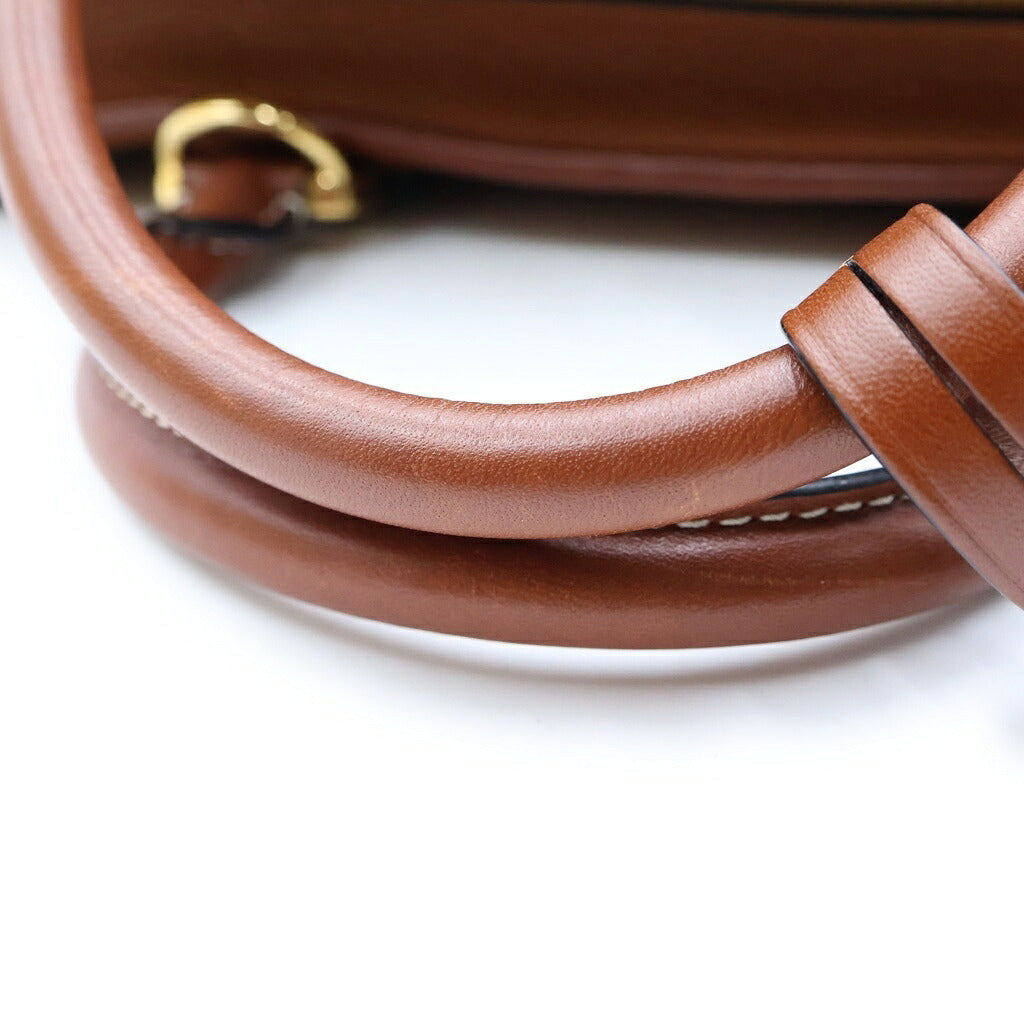 LOEWE(ロエベ) アマソナ28 ハンドバッグ ショルダーバッグ 2WAY レザー ブラウン 352.30.N03