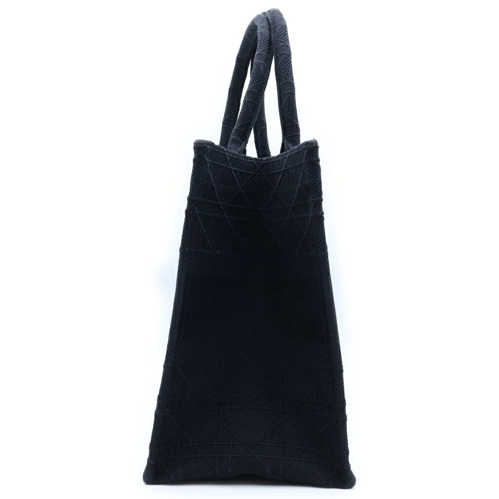Christian Dior(クリスチャンディオール) ブックトート ミディアム ハンドバッグ トートバッグ ブラック キャンバス M1265zrhz