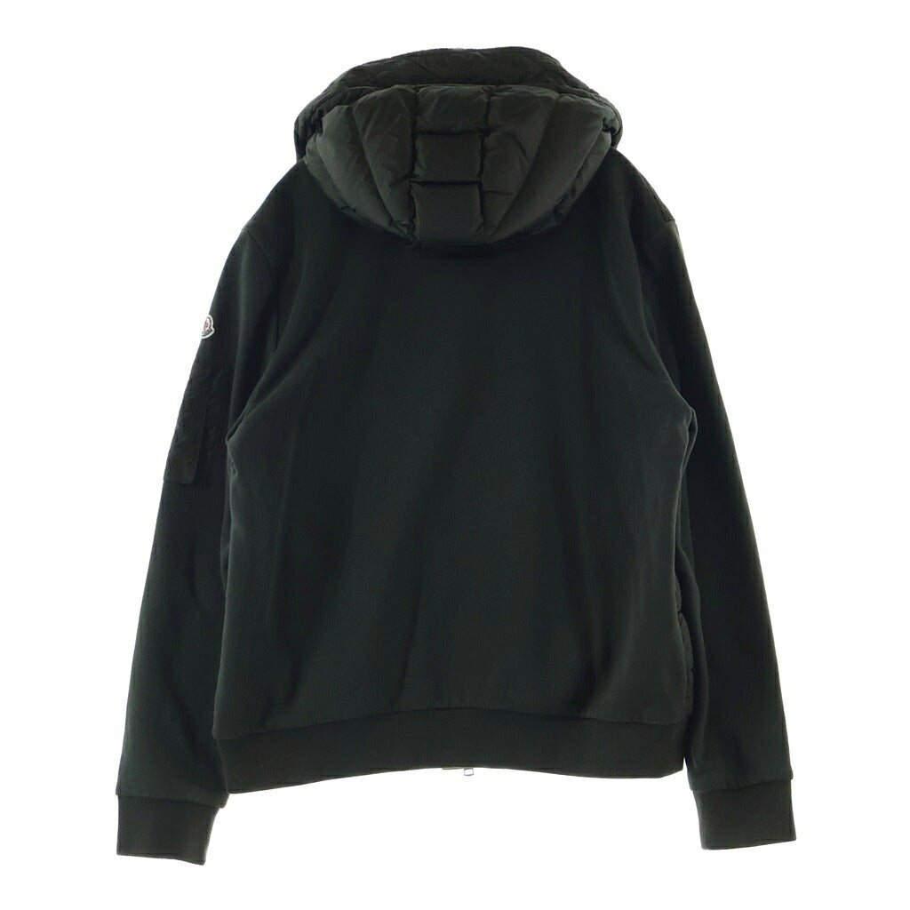 MONCLER(モンクレール) MAGLIA CARDIGAN ダウンジャケット アウター ジップアップ 袖切替 ナイロン コットン カーキ B20918403000 80967