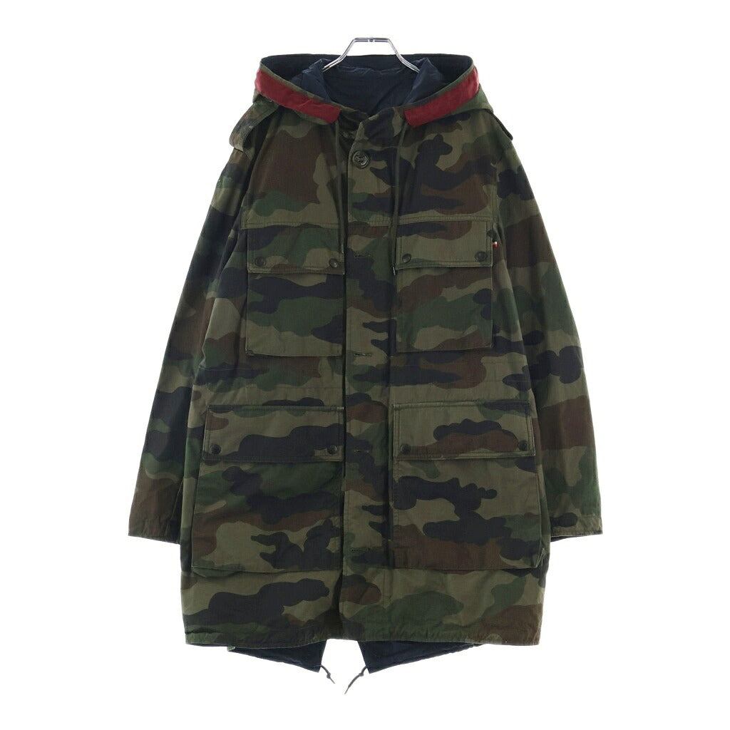 MONCLER(モンクレール) PIETER ロングコート アウター コットン ミリタリー 迷彩柄 カーキ C10914247205 549A0