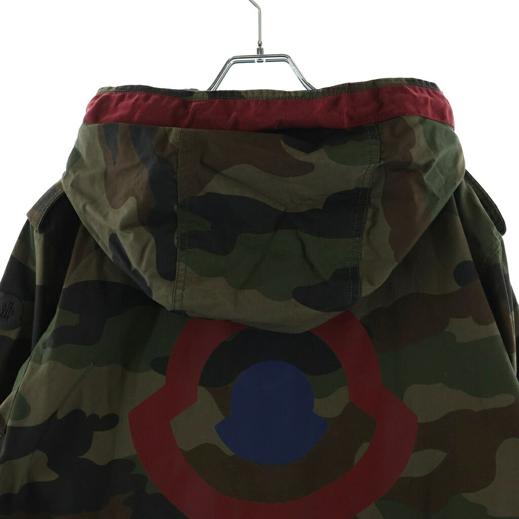 MONCLER(モンクレール) PIETER ロングコート アウター コットン ミリタリー 迷彩柄 カーキ C10914247205 549A0