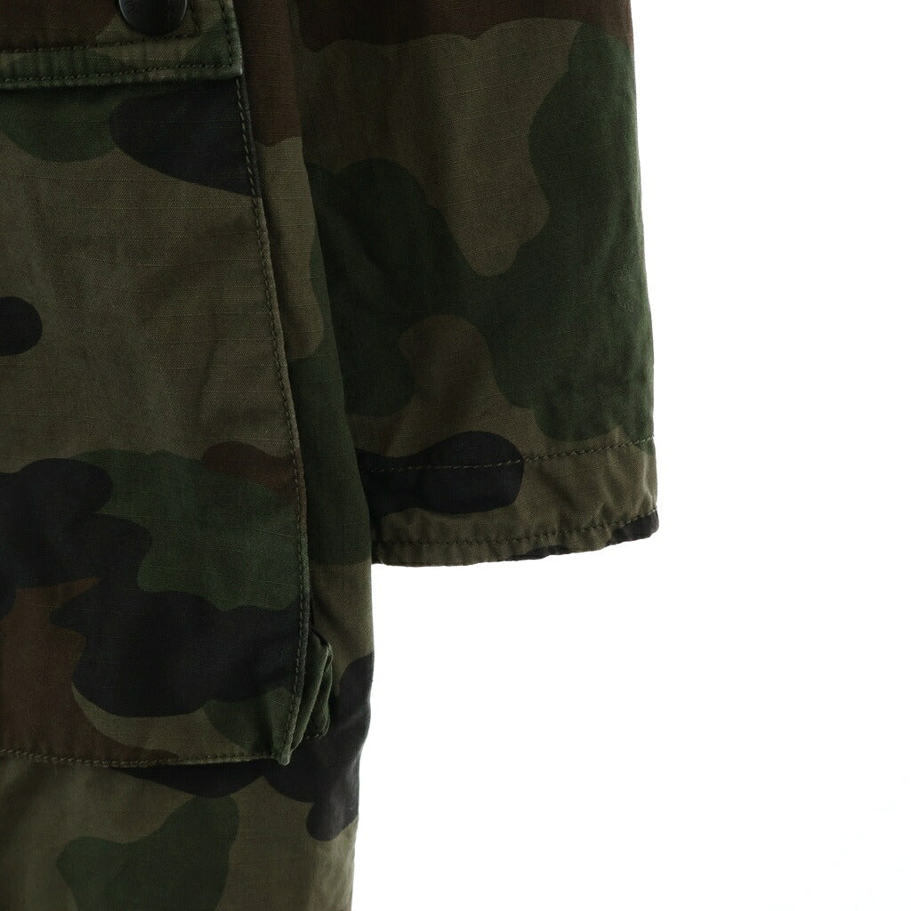 MONCLER(モンクレール) PIETER ロングコート アウター コットン ミリタリー 迷彩柄 カーキ C10914247205 549A0