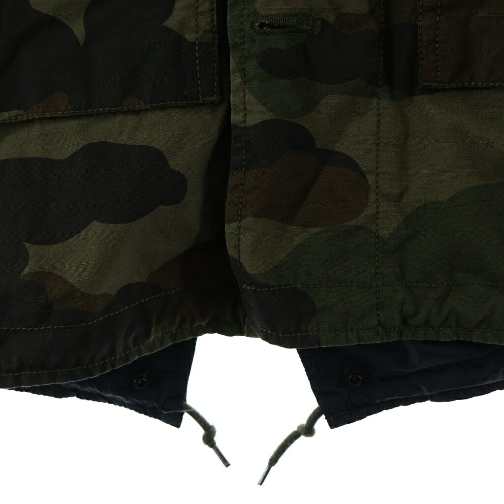 MONCLER(モンクレール) PIETER ロングコート アウター コットン ミリタリー 迷彩柄 カーキ C10914247205 549A0