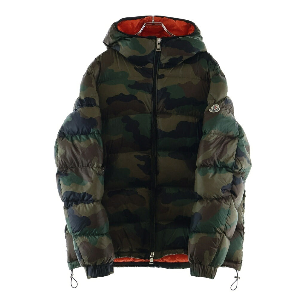 MONCLER(モンクレール) 17AW BLIER カモフラ ナイロン ダウンジャケット アウター カーキ/オレンジ C20914090505 53875