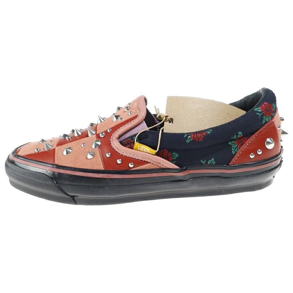 GUCCI(グッチ) × VANS VAULT OG Classic ネイビー/ピンク スリッポン スタッズ