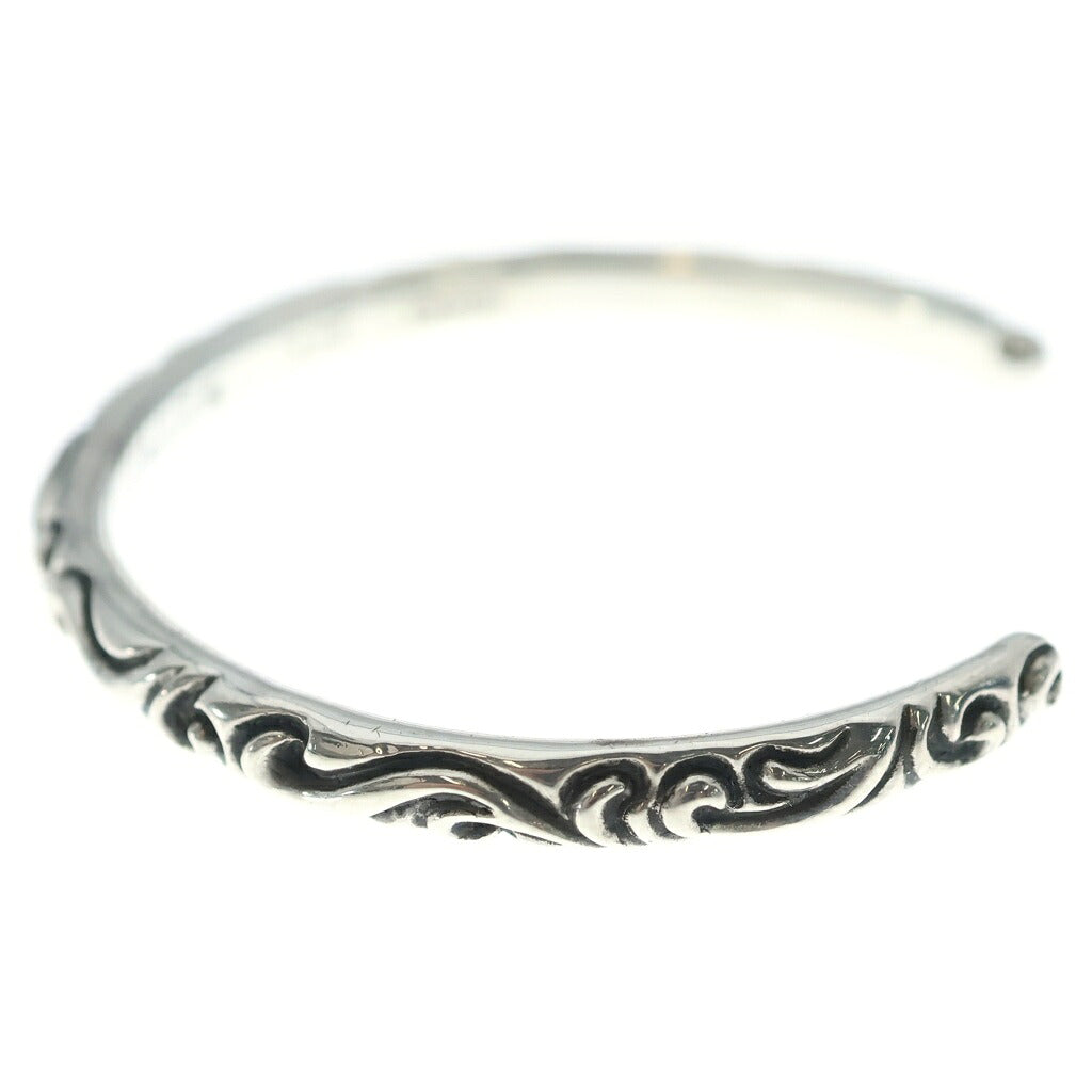 CHROME HEARTS(クロムハーツ) BANGLE SCROLL ブレスレット バングル SV925 シルバー 18.5g