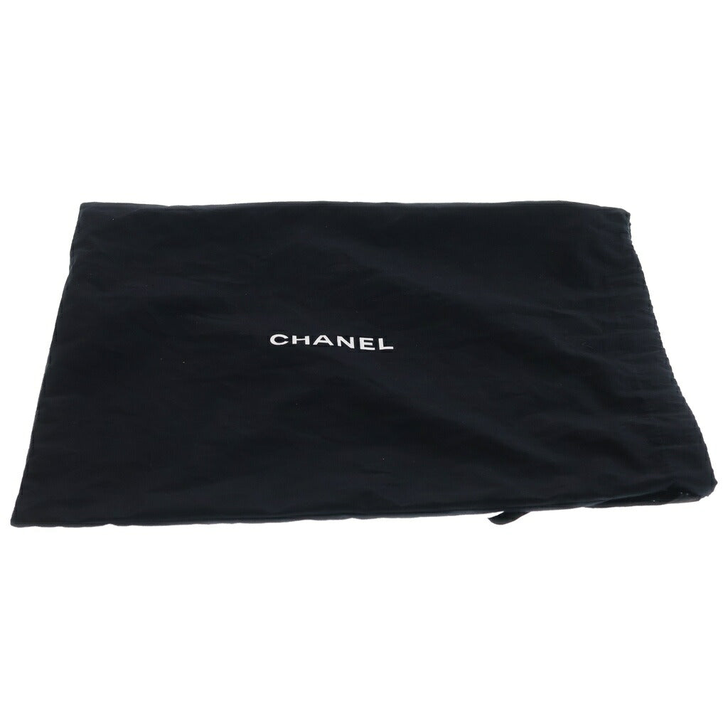 CHANEL(シャネル) マトラッセ30 シングルフラップ ダブルチェーン ショルダーバッグ ミックスファイバー ネイビー×パープル シルバー金具 シール有 30番台 AS2306