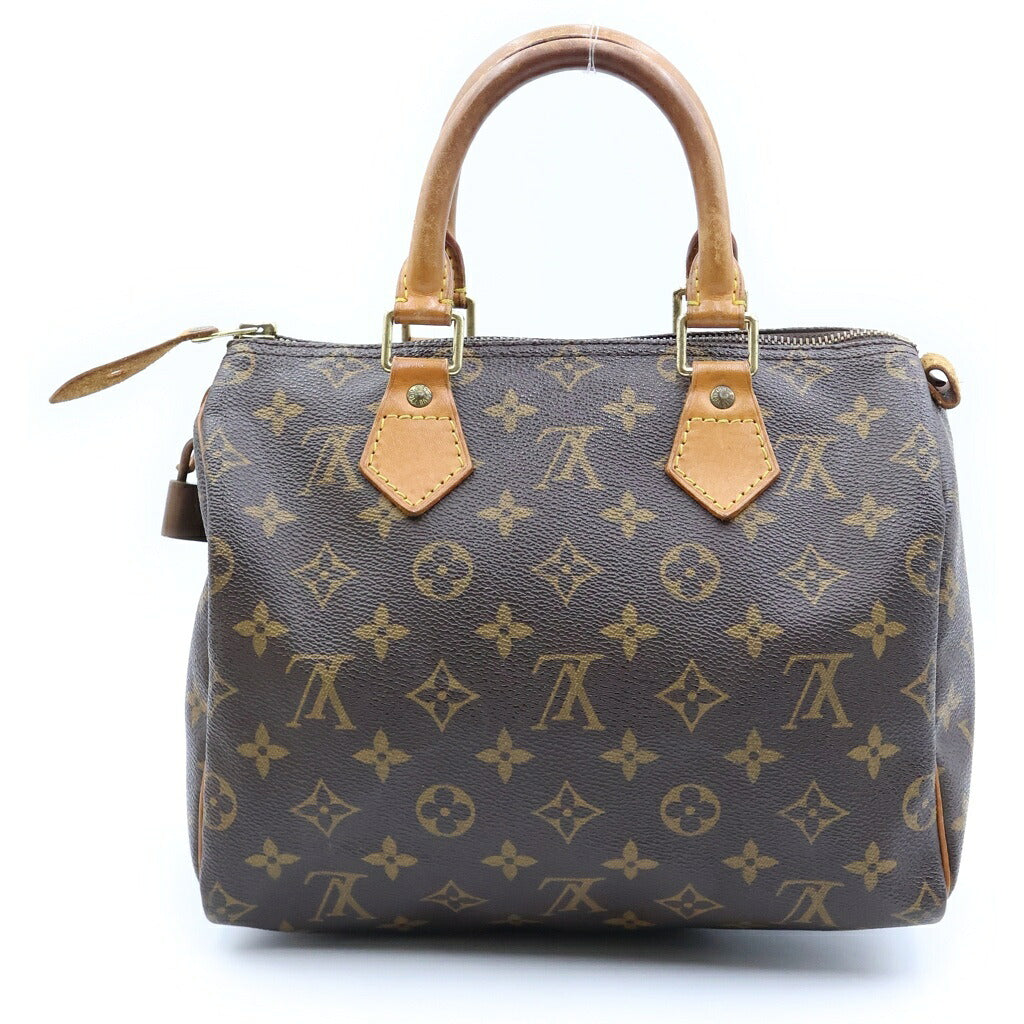 LOUIS VUITTON(ルイヴィトン) モノグラム スピーディ25 ハンドバッグ ブラウン PVCレザー M41528