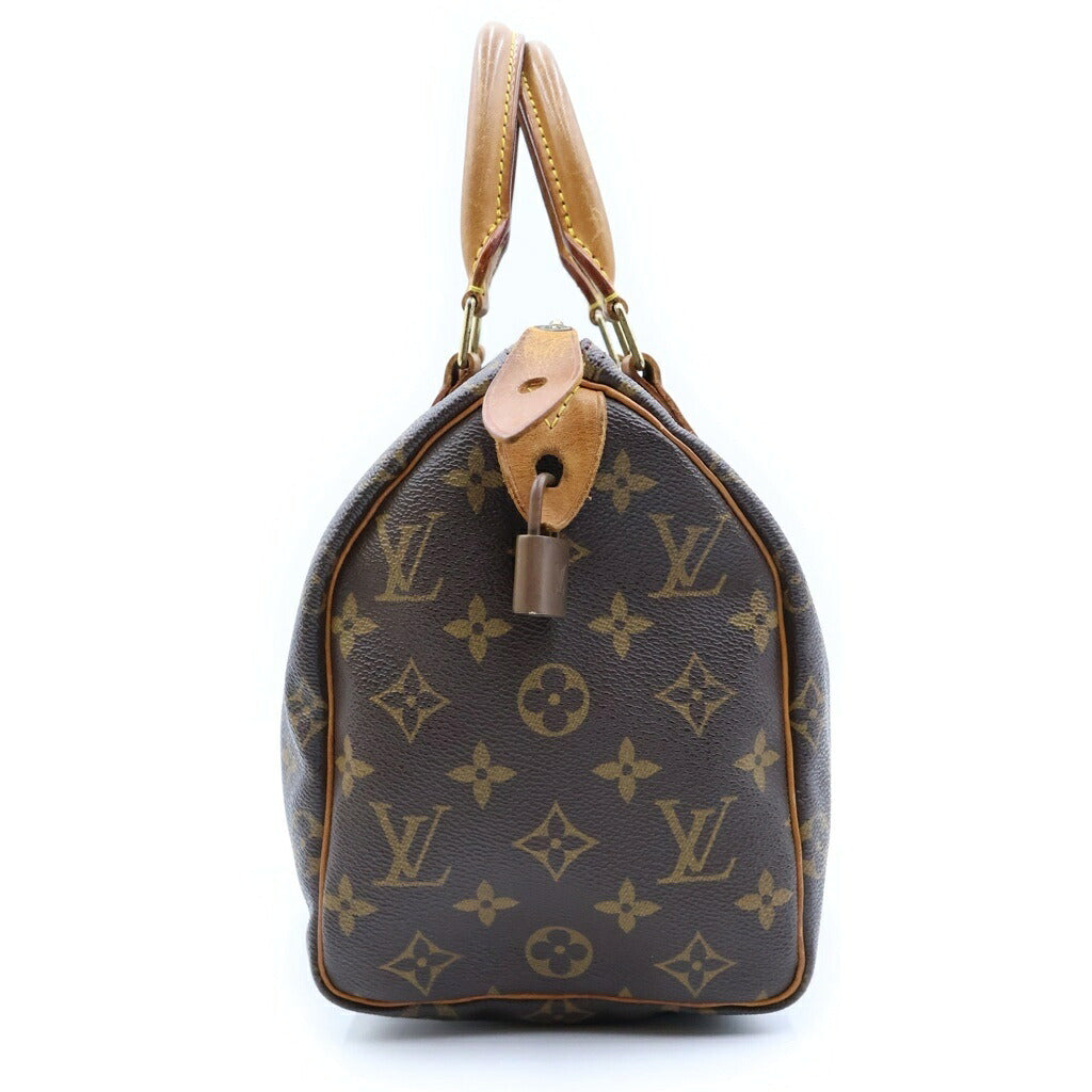 LOUIS VUITTON(ルイヴィトン) モノグラム スピーディ25 ハンドバッグ ブラウン PVCレザー M41528