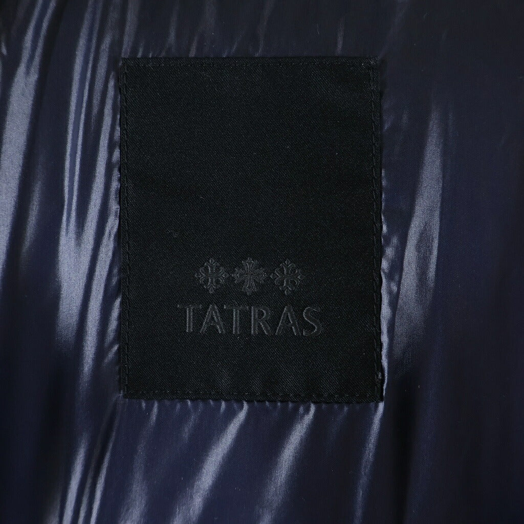 TATRAS(タトラス) 22AW BREVA ブレヴァ ノーカラーショートダウンジャケット ネイビー レディース LTSE22A4169-D