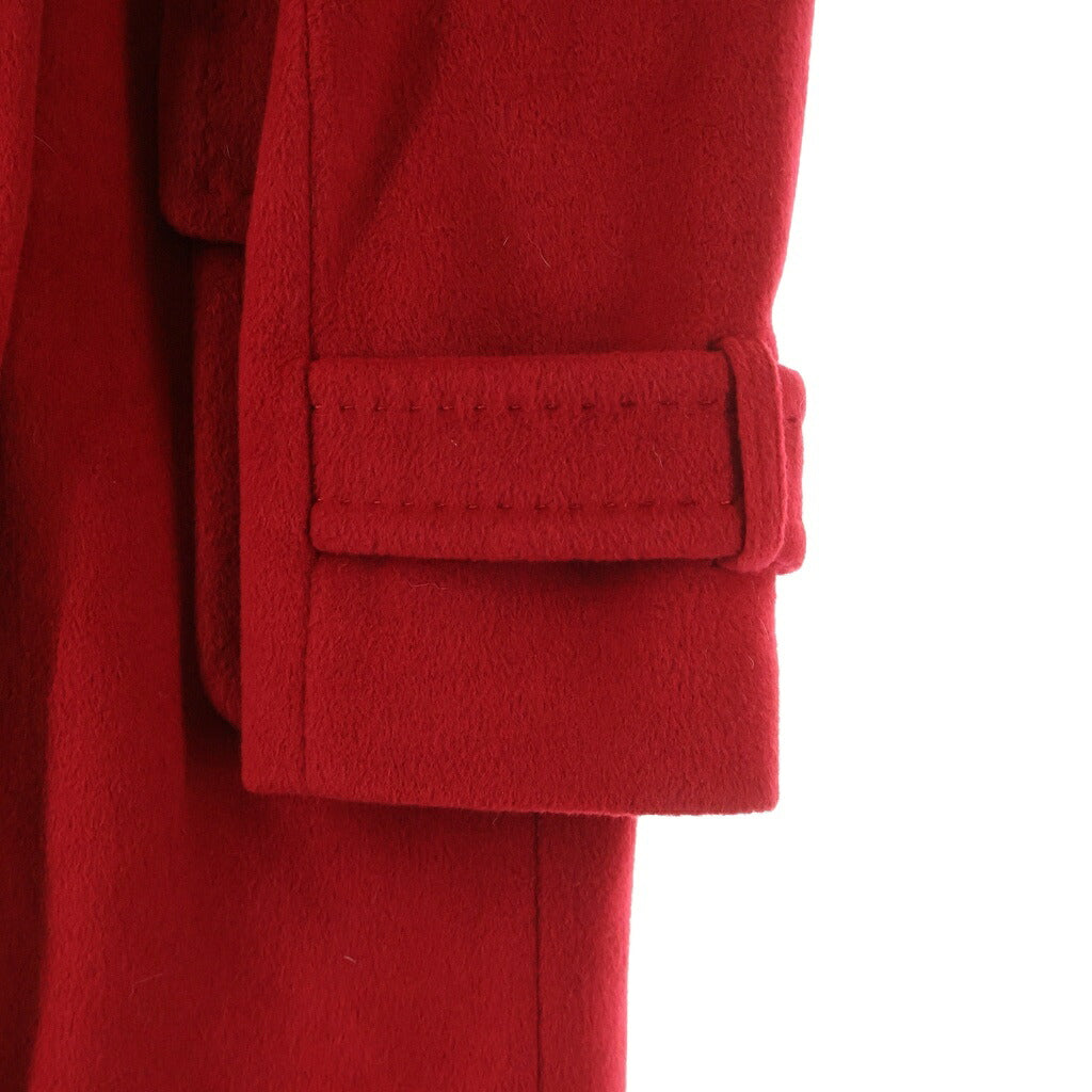 BURBERRY(バーバリー) ウールロングコート ダブルブレストコート レッド