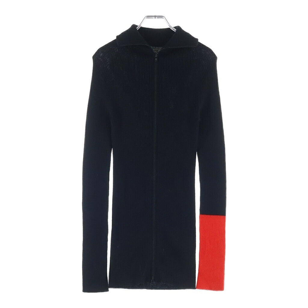 Yohji Yamamoto(ヨウジヤマモト) ドライバーズニット ジップアップニット ブラック FV-K02-190