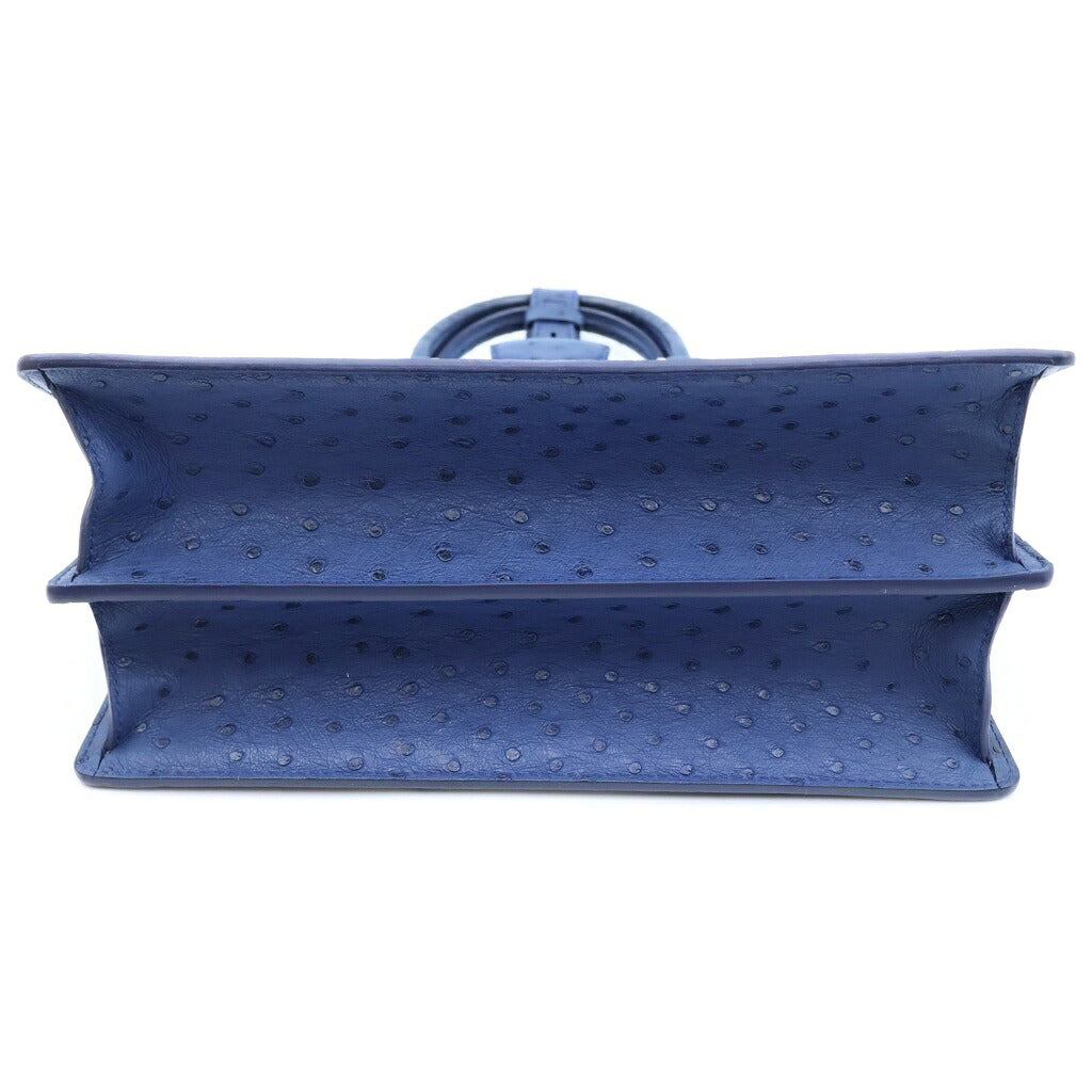 LOUIS VUITTON(ルイヴィトン) ディーセス ハンドバッグ ゴールド金具 ブルー レザー