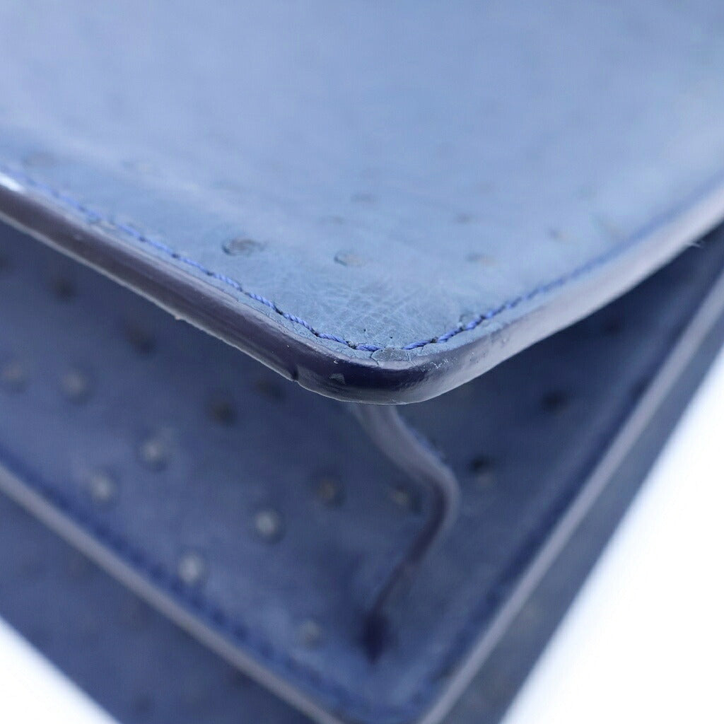 LOUIS VUITTON(ルイヴィトン) ディーセス ハンドバッグ ゴールド金具 ブルー レザー
