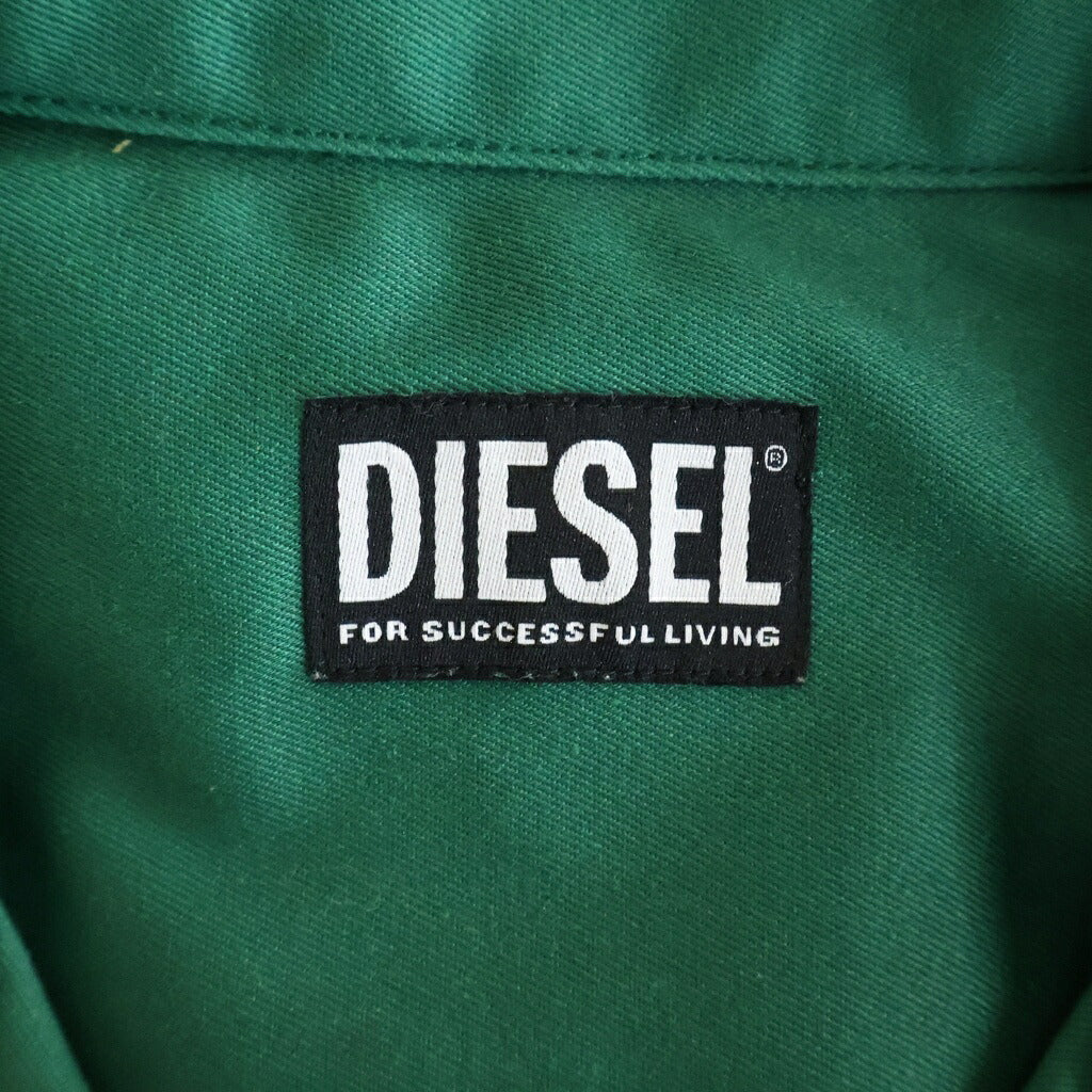 DIESEL(ディーゼル) S-MAC 半袖ボウリングシャツ グリーン A03580
