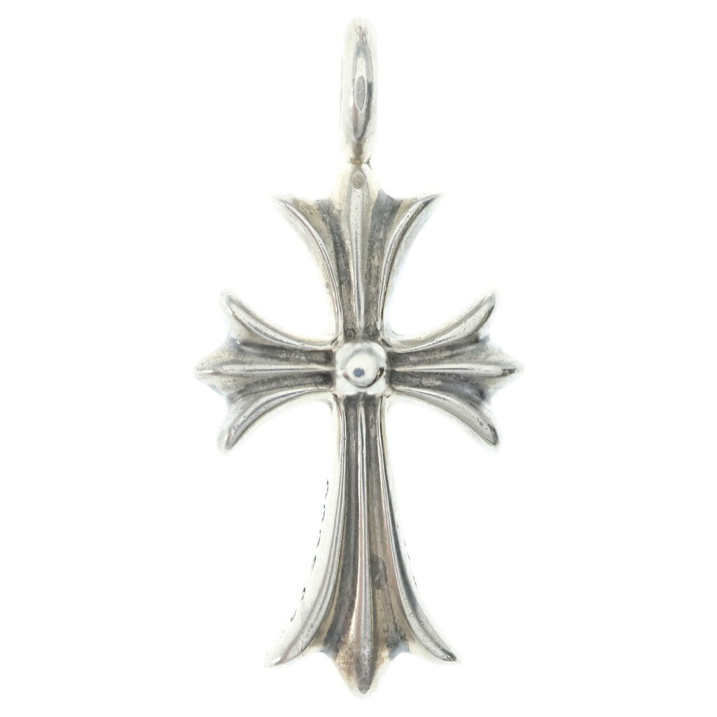 CHROME HEARTS(クロムハーツ) タイニーCHクロスチャーム ネックレストップ パヴェダイヤモンド シルバー SV925