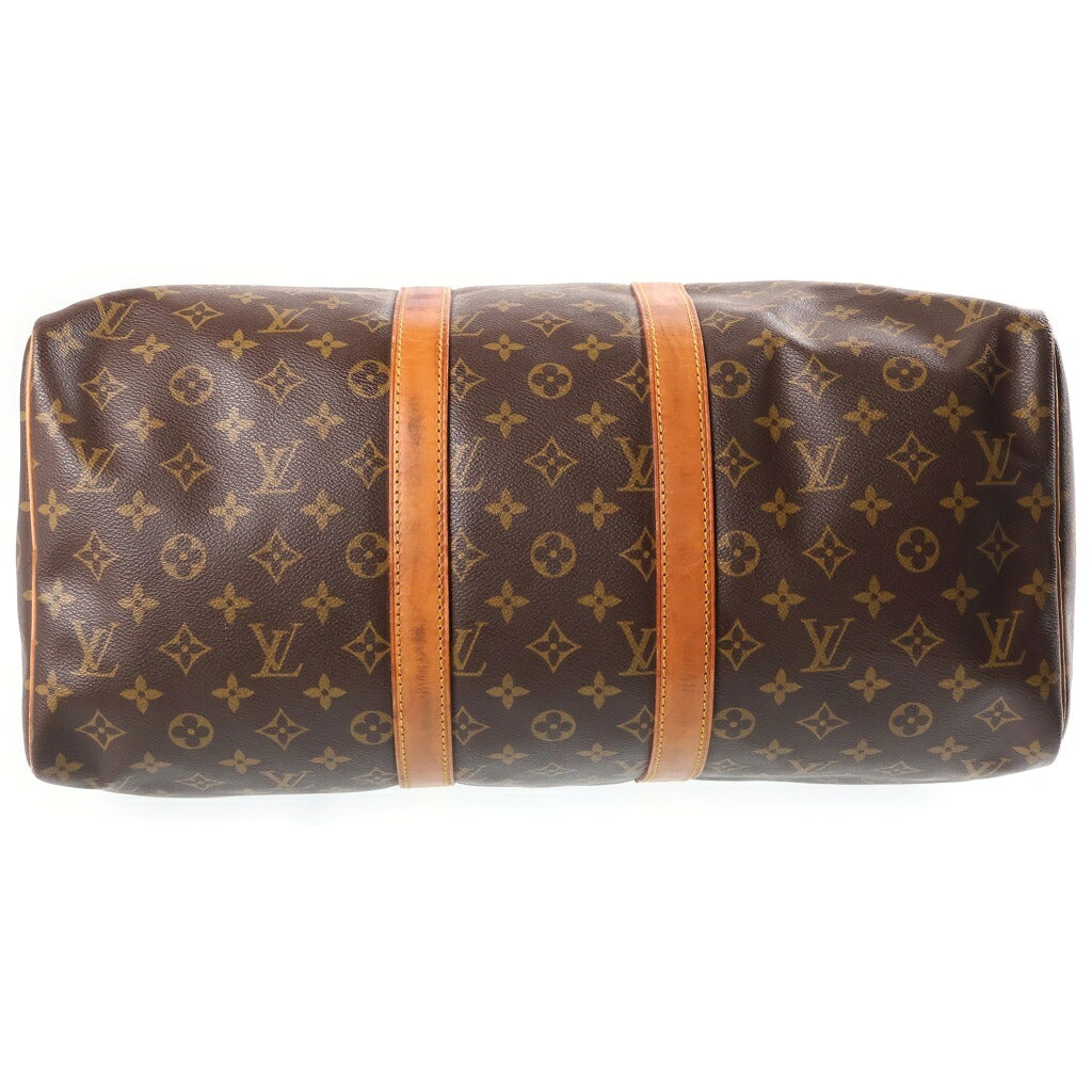 LOUIS VUITTON(ルイヴィトン) キーポル45 バンドリエール ボストンバッグ ハンドバッグ モノグラム PVCレザー ブラウン M41428